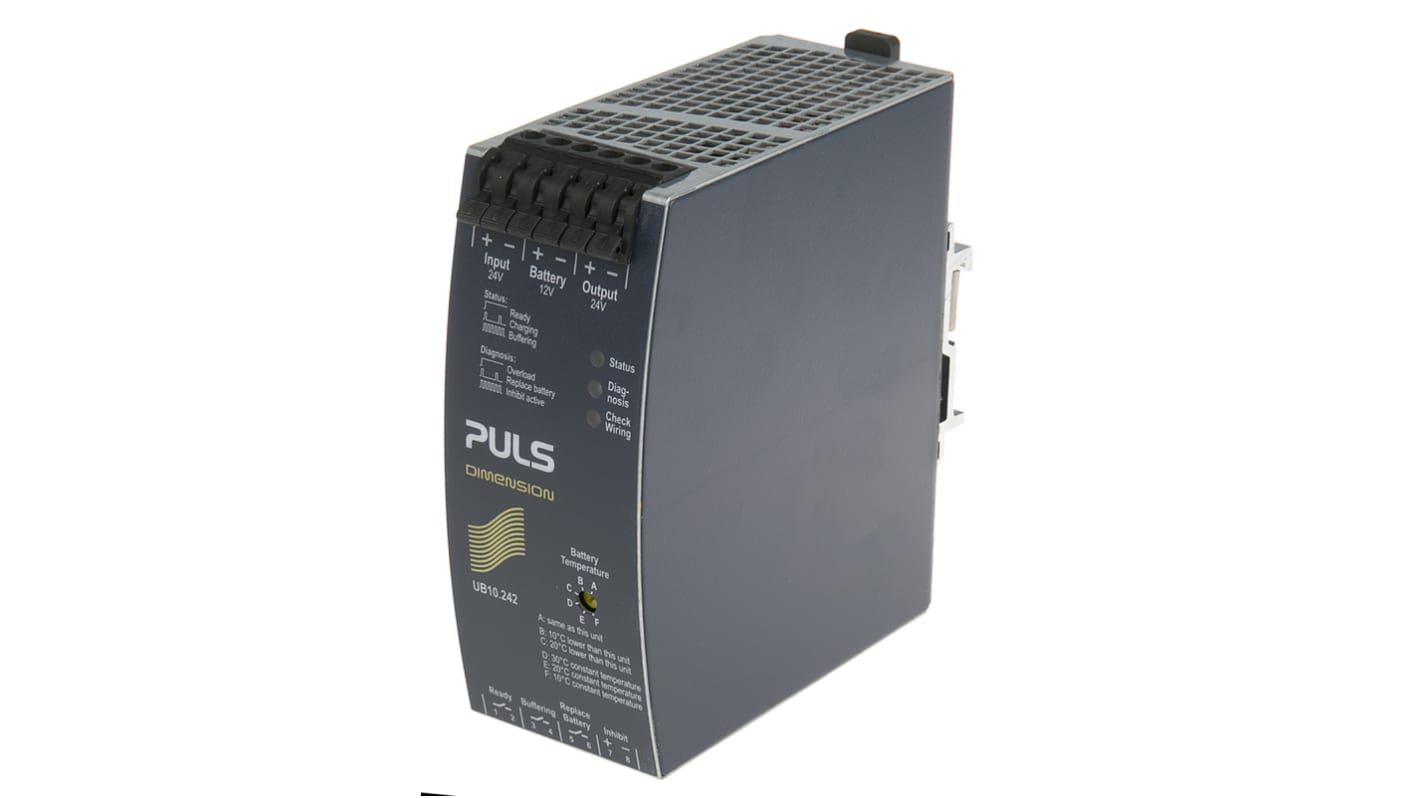 PULS 22.5 → 30V dc Input DIN Rail Uninterruptible Power Supply