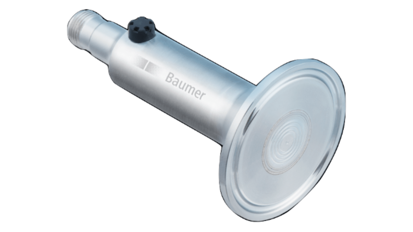 Baumer Hygienic Pressure Sensor, 0bar Min, 10bar Max, Current Output, Relative Reading