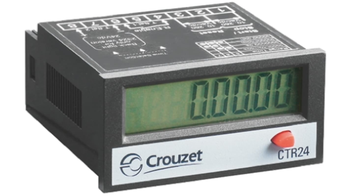 Crouzet CTR24 Counter, 8 Digit, 4 → 30 V dc