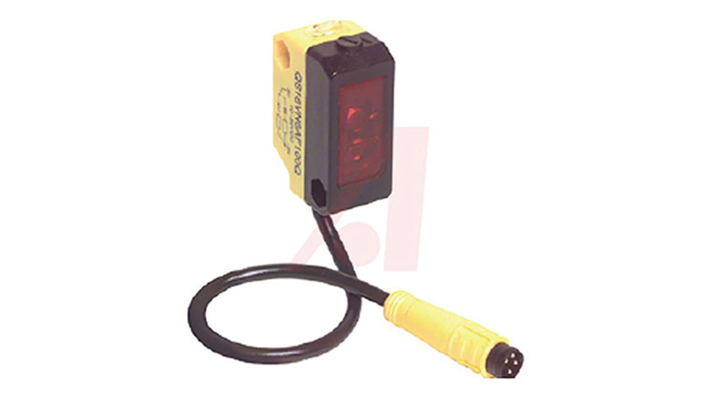 Banner Diffuse Photoelectric Sensor, Block Sensor, 1 mm → 150 mm Detection Range