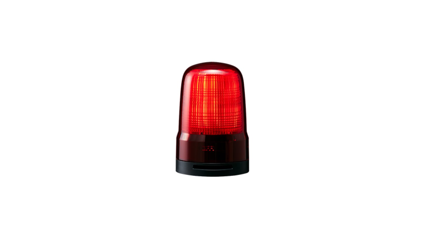 Patlite SL Series Red Sounder Beacon, 100 →240 VAC, IP66, Base Mount