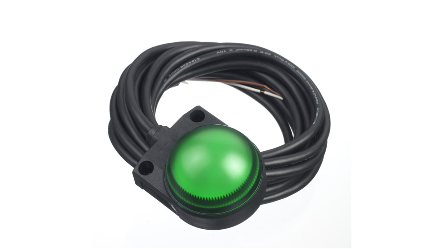 Idec Green Panel Mount Indicator, IP67