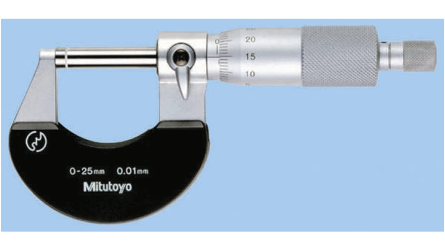 Mitutoyo 102-302 External Micrometer, Range 25 mm →50 mm