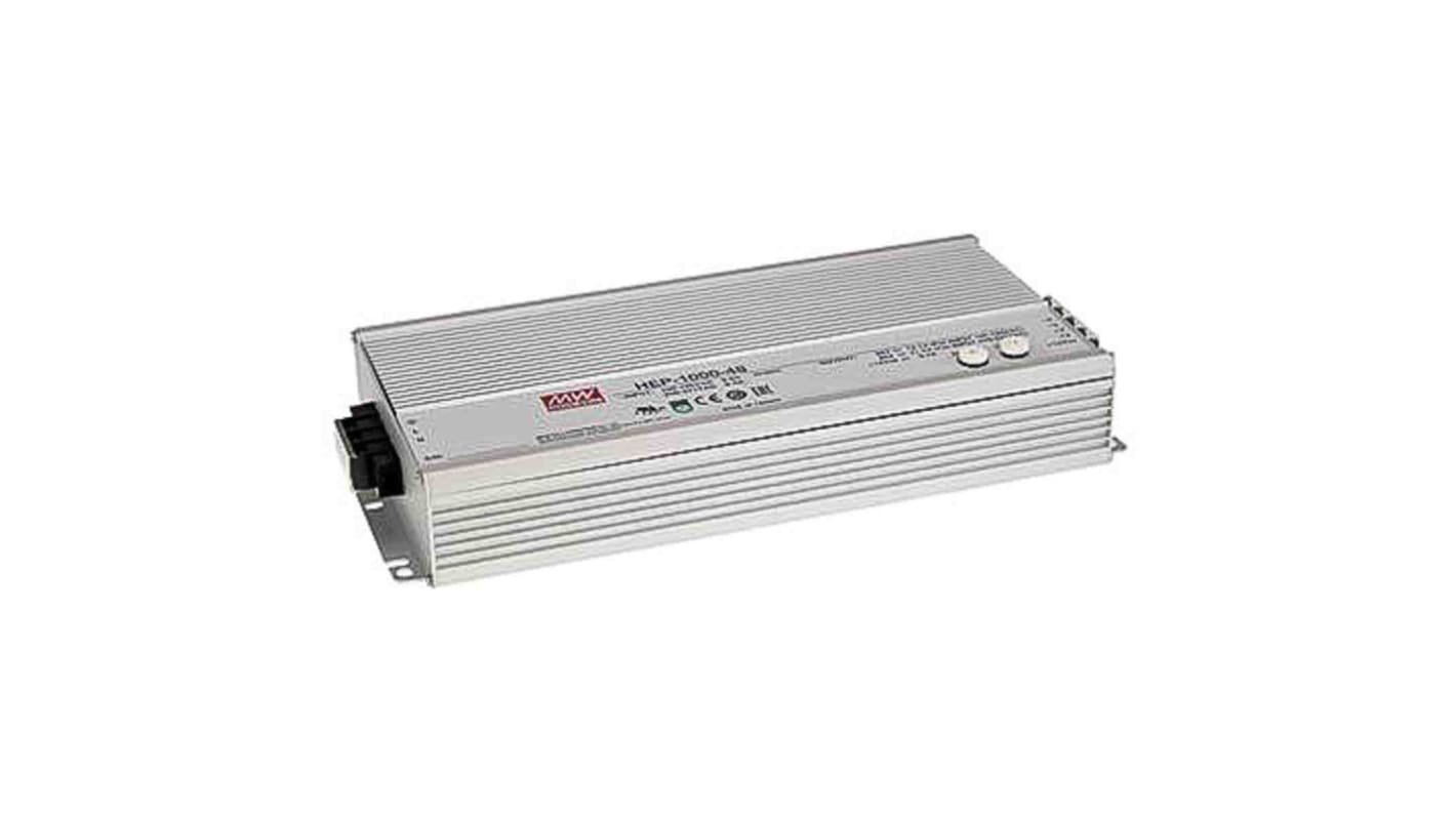 Mean Well Switching Power Supply, 100V dc, 10A, 1kW, 1 Output 90 → 305 V ac, 250 →431V dc Input Voltage