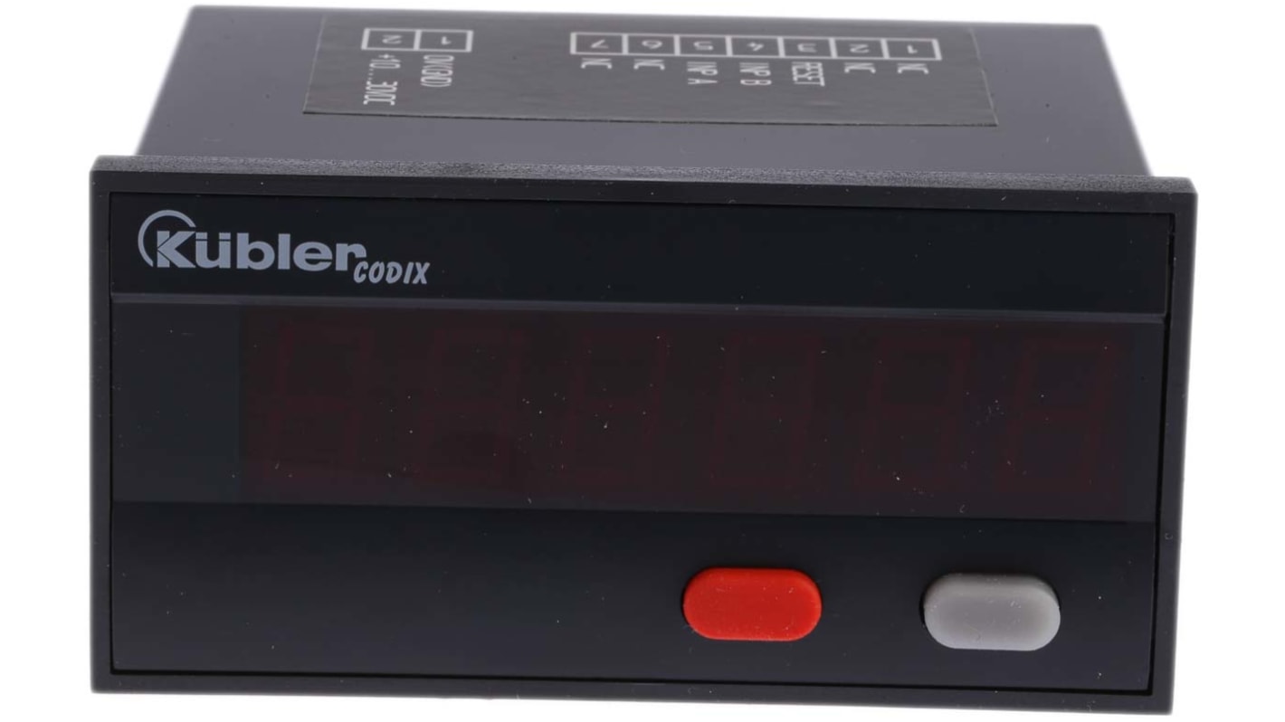 Kübler CODIX 544 Counter, 6 Digit, 60kHz, 10 → 30 V dc