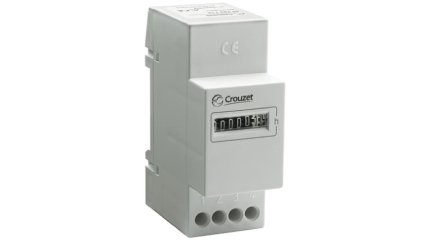 Crouzet CHMDR Counter, 7 Digit, 230 V ac