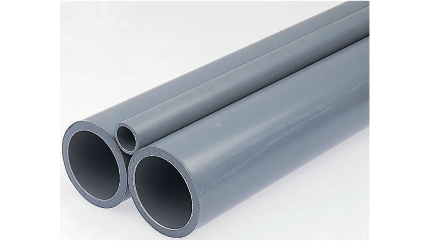Georg Fischer ABS Pipe, 2m long x 26.6mm OD, 2.6mm Wall Thickness