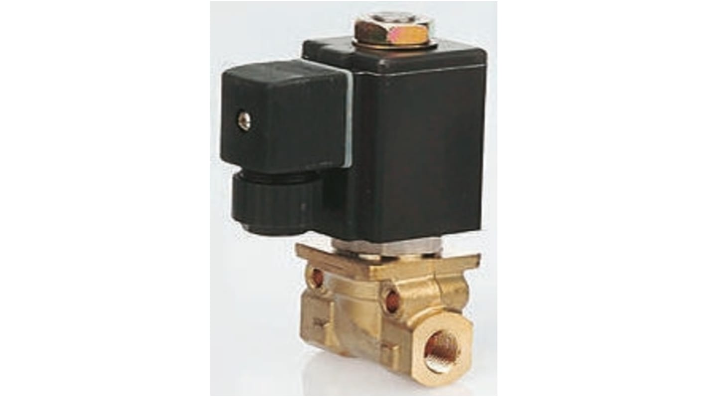 Burkert Solenoid Valve 023897, 2 port(s) , NC, 110 V ac, 1/4in