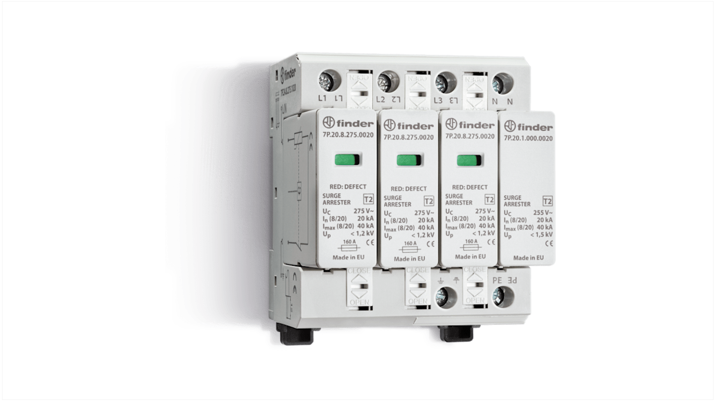 3 Phase Surge Arrester, 40kA