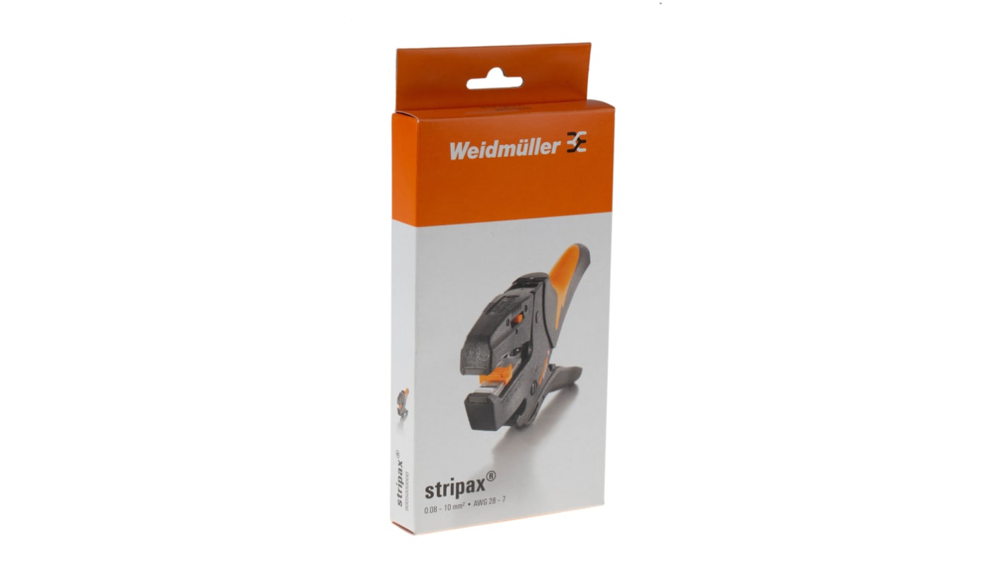 Weidmuller Stripax Series Wire Stripper, 0.08 mm² Min, 10 mm² Max