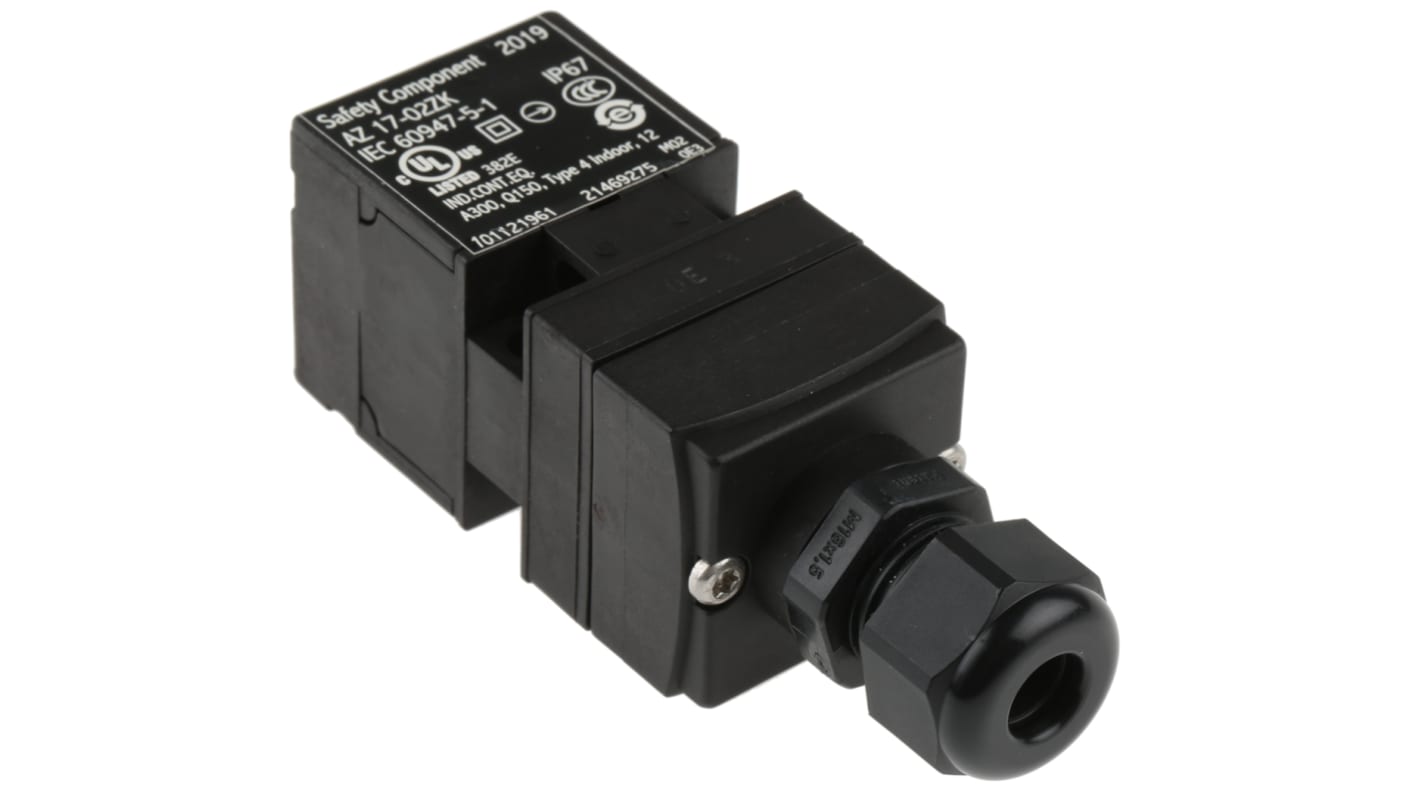 Schmersal AZ17 Safety Interlock Switch, 2NC, Keyed , Glass Fibre Reinforced Thermoplastic