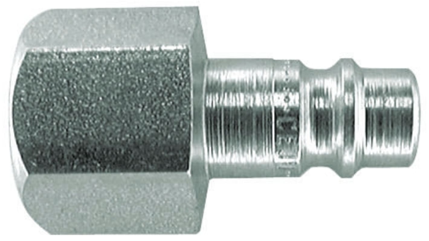 CEJN Steel Female Pneumatic Quick Connect Coupling, G 1/8 Female Threaded