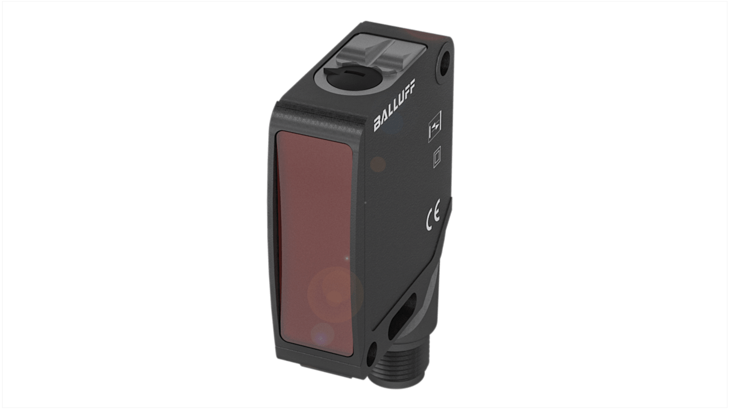 BALLUFF Diffuse Photoelectric Sensor, Square Sensor, 100 mm Detection Range