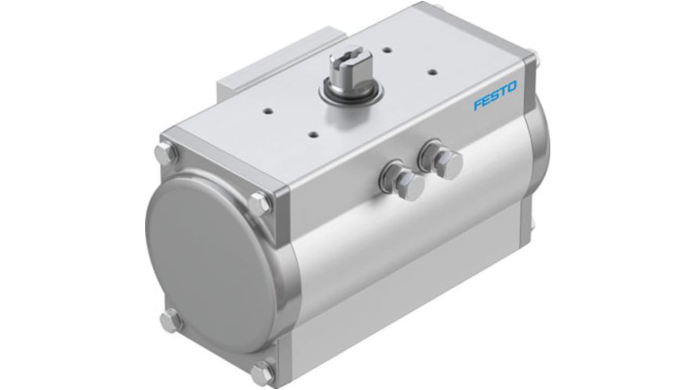 Festo DFPD-80-RP-90-RD-F0507-R3-EP Series Double Action Pneumatic Rotary Actuator, 90° Rotary Angle