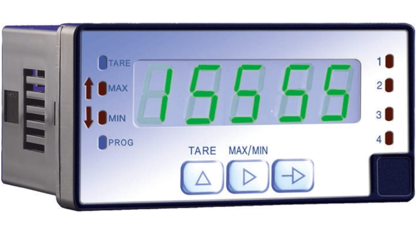 Baumer PA419 Series Digital Voltmeter DC, LED Display 5-Digits