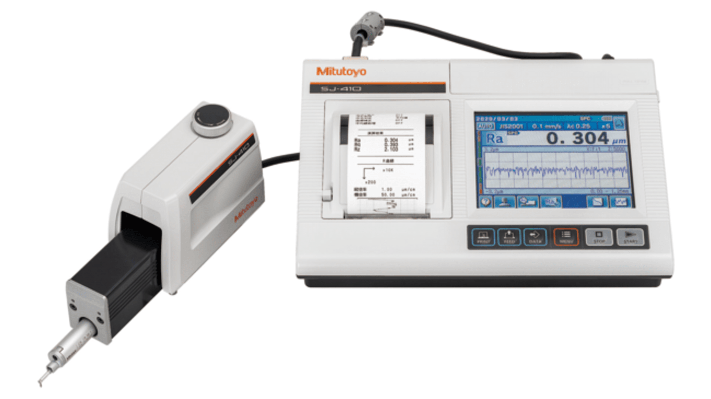 Skidless Surface Roughness Tester, 8 μm, 80 μm, 800 μm Measuring Range, for use with Surftest SJ-412