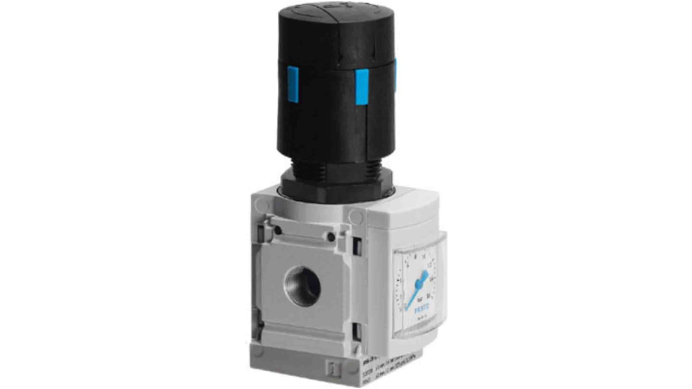 Festo G 1/2 Pneumatic Regulator - 0.3bar to 4bar, 20bar max. input, 530322