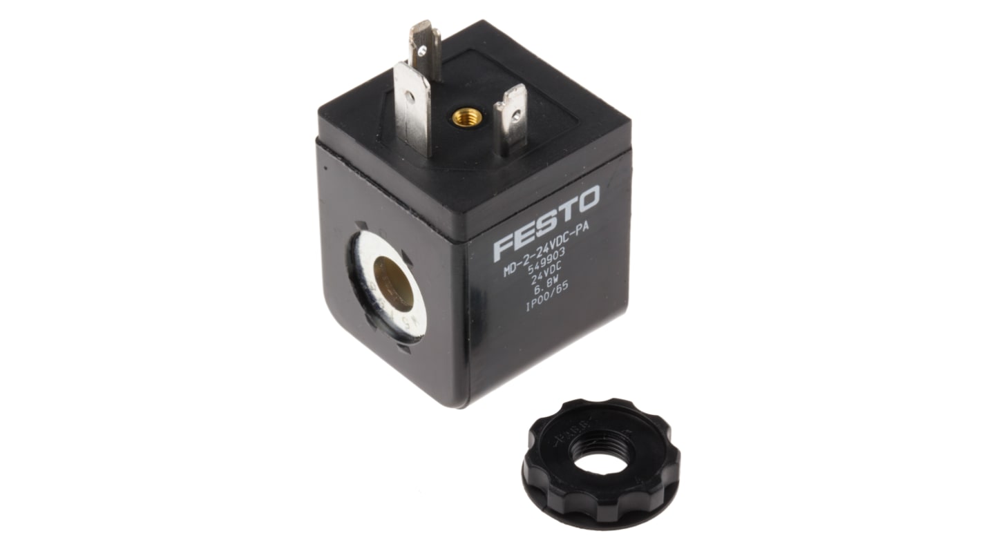 Festo Series MD-2 24 V dc Solenoid Valve Coil