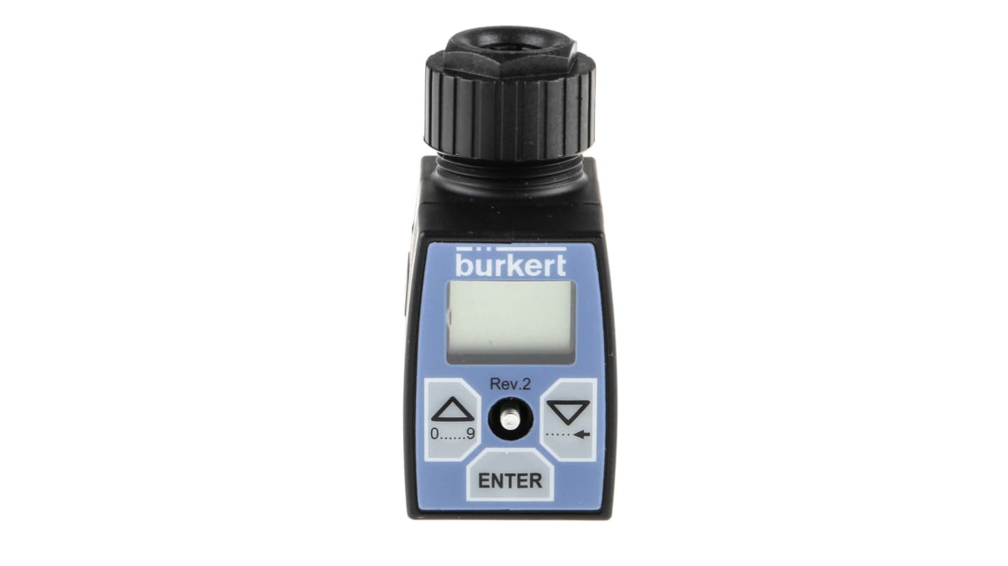 Burkert Panel Mount Flow Controller, PWM Output, 24 V dc