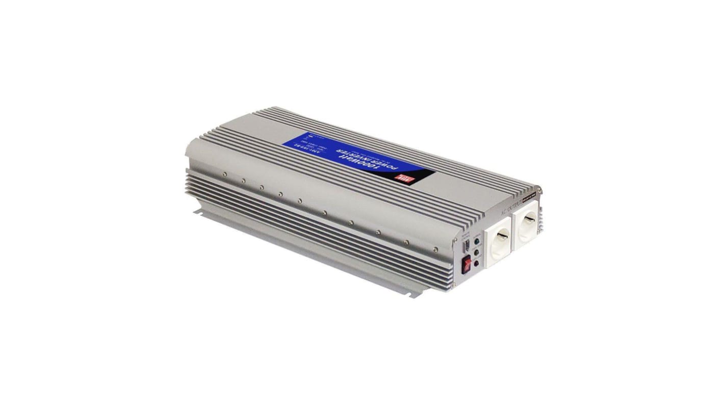 Mean Well Modified Sine Wave 1500W Power Inverter, 24V dc Input, 230V ac Output