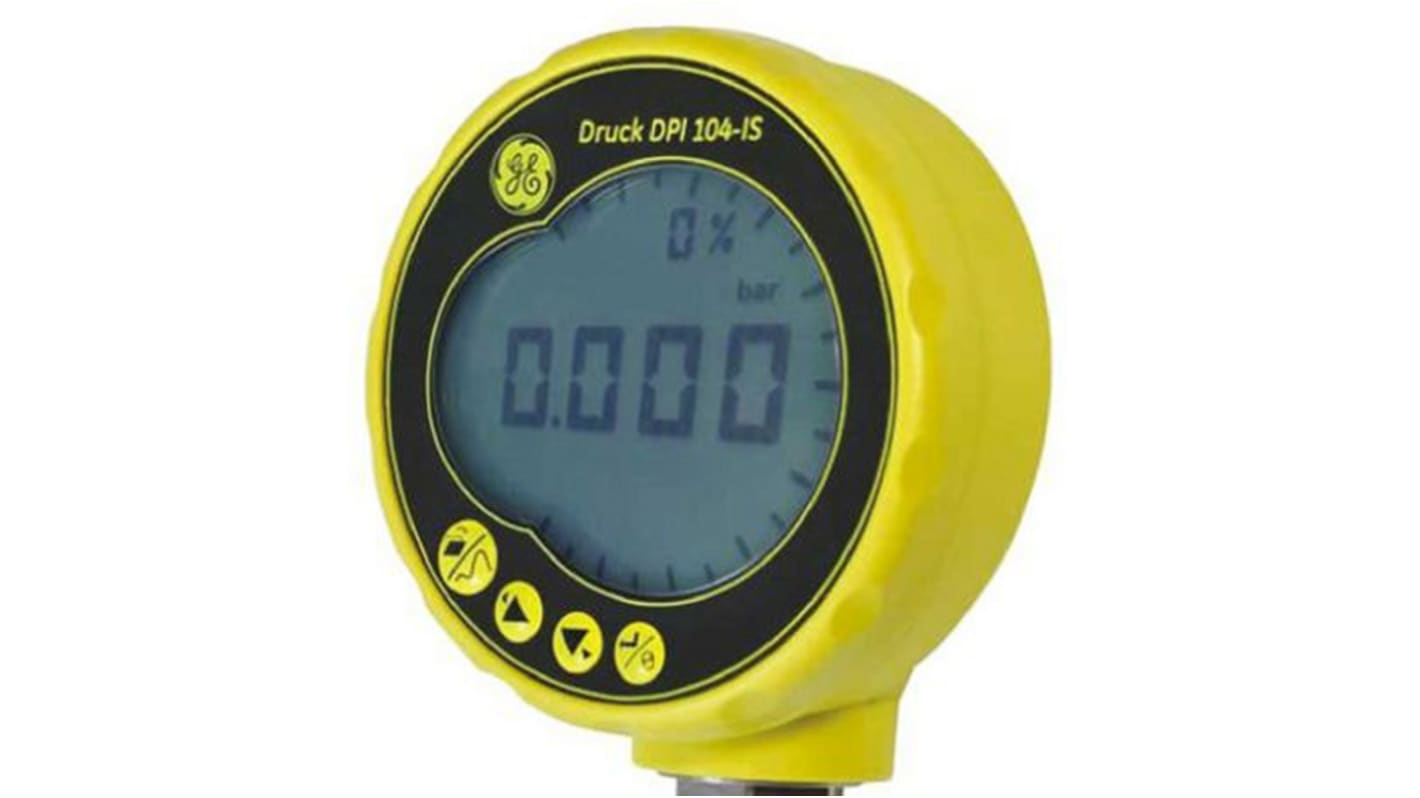 Druck G 1/4 Digital Pressure Gauge 7bar, DPI104S-10G, RS232, 0bar min.