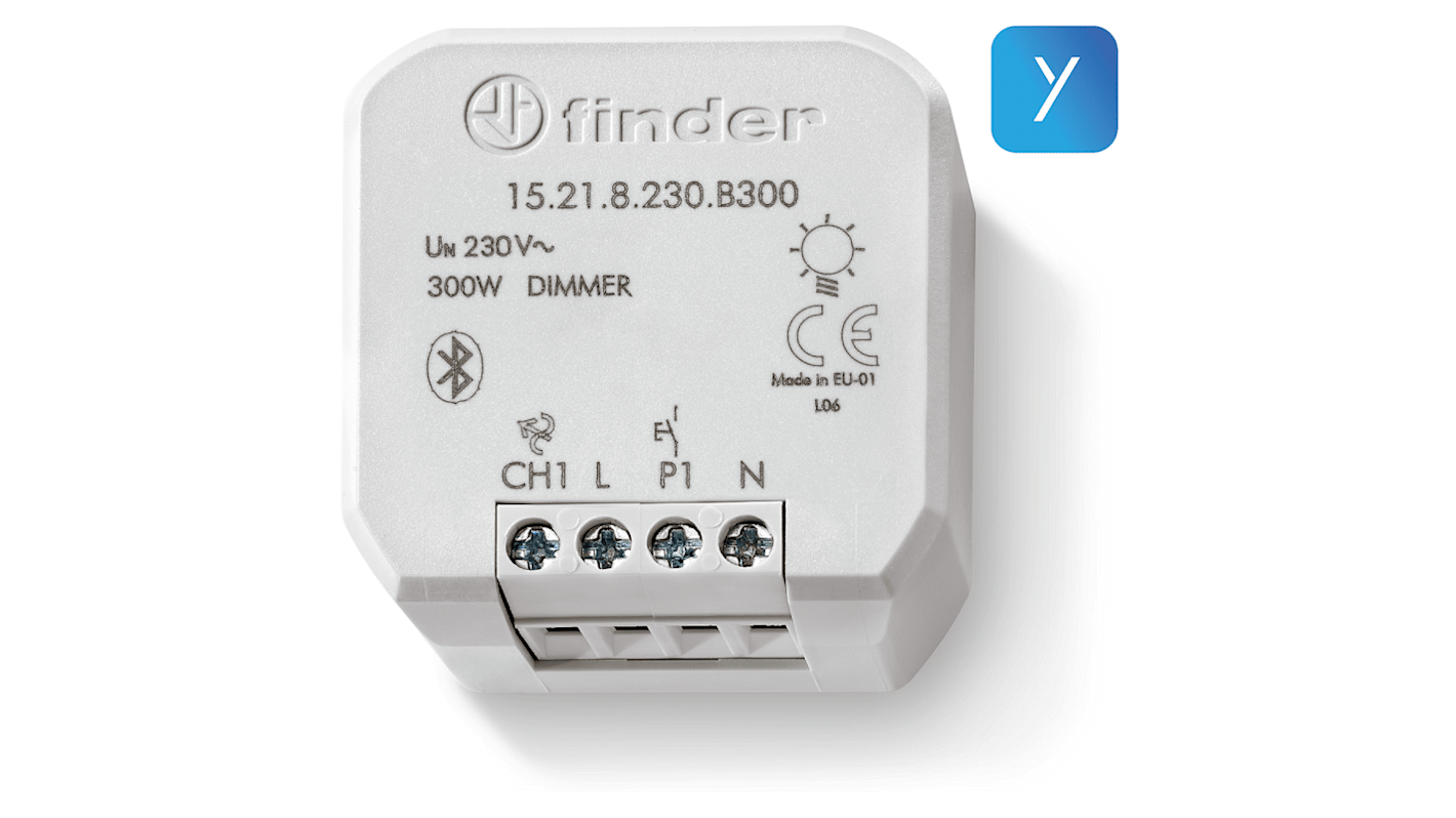 1 Way 1 Gang Selector Dimmer Switch, 200W, 230V ac