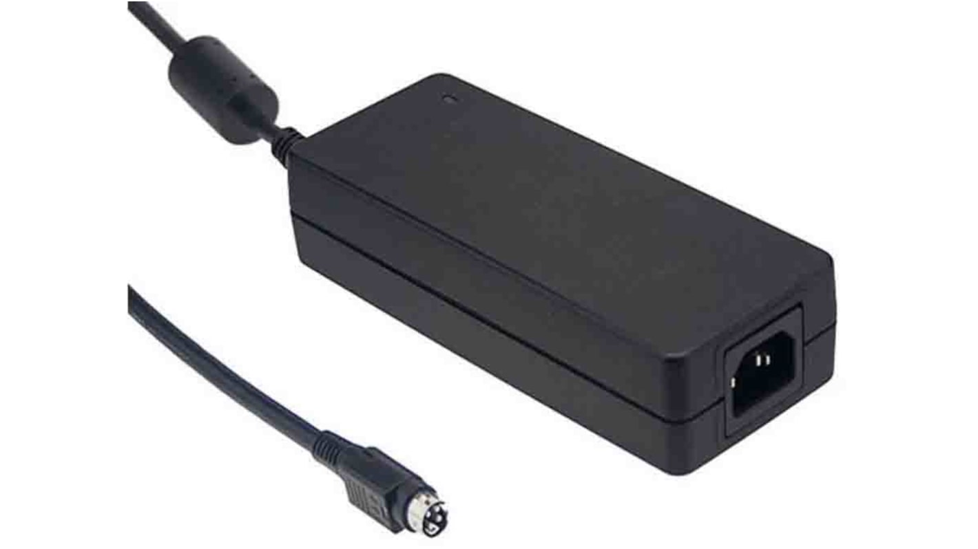 Mean Well 120W Power Brick AC/DC Adapter 48V dc Output, 0 → 2.5A Output