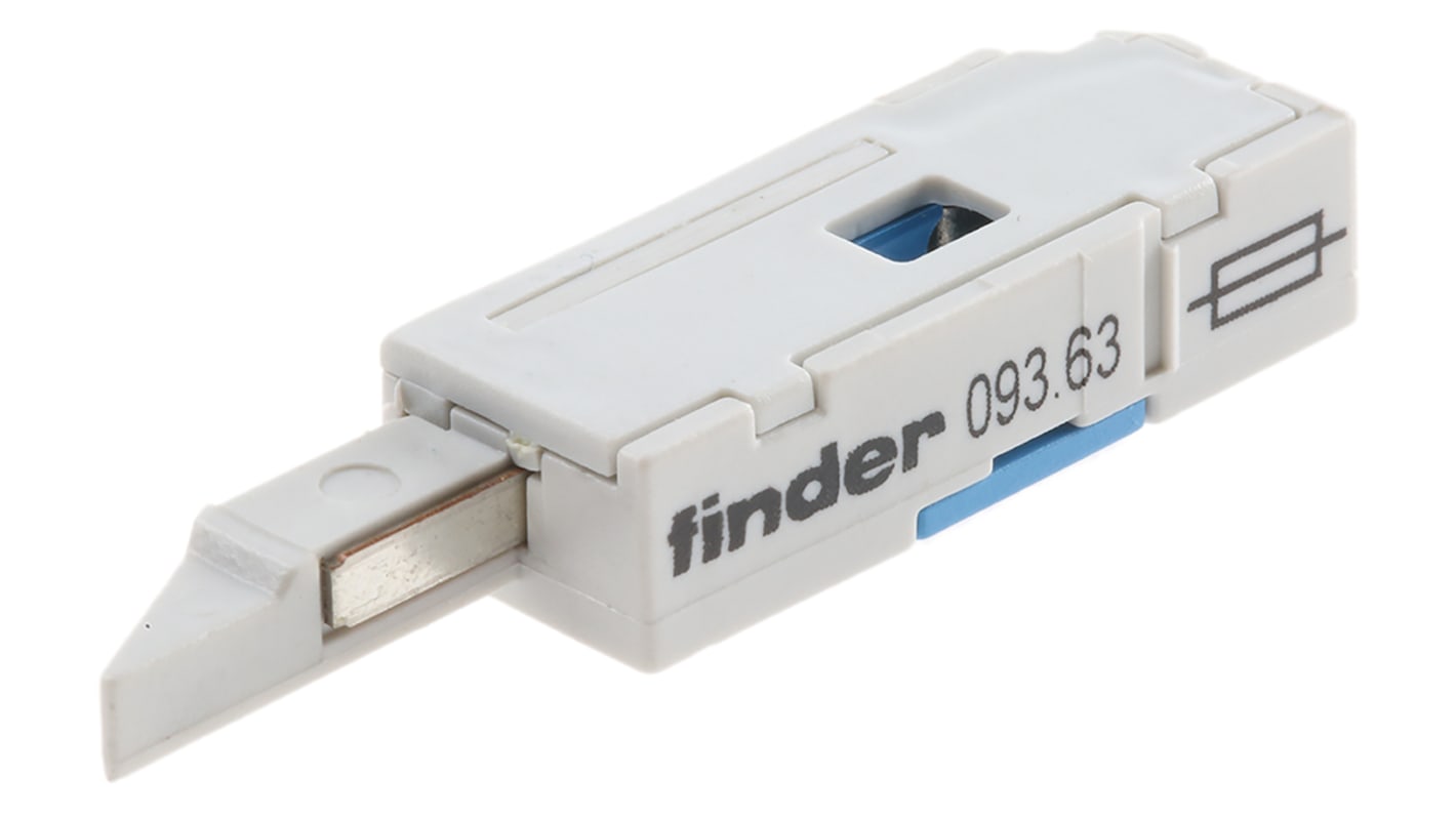 Finder 6A Rail Mount Fuse Holder for 5 x 20mm Fuse, 1P, 250V ac