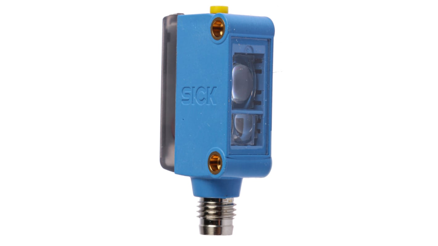Sick Contrast Sensors 12.5 mm, White LED, PNP, 50 mA, 12 → 24 V dc, IP67