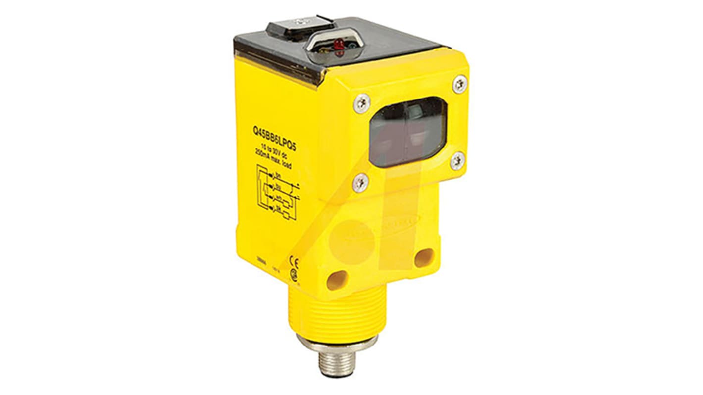 Banner Diffuse Photoelectric Sensor, Block Sensor, 1.8 m Detection Range