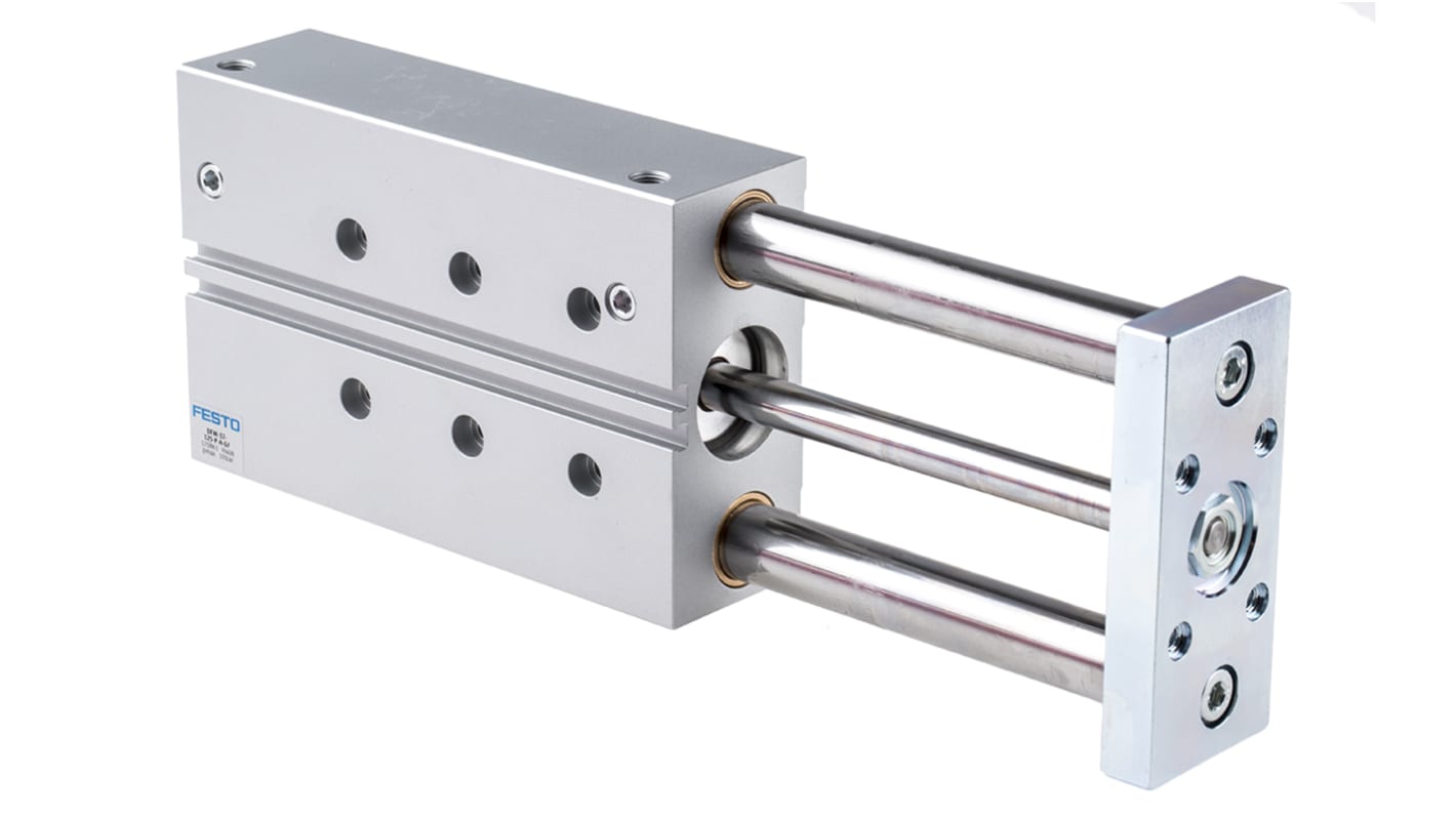 Festo Pneumatic Guided Cylinder - 170861, 32mm Bore, 125mm Stroke, DFM Series, Double Acting