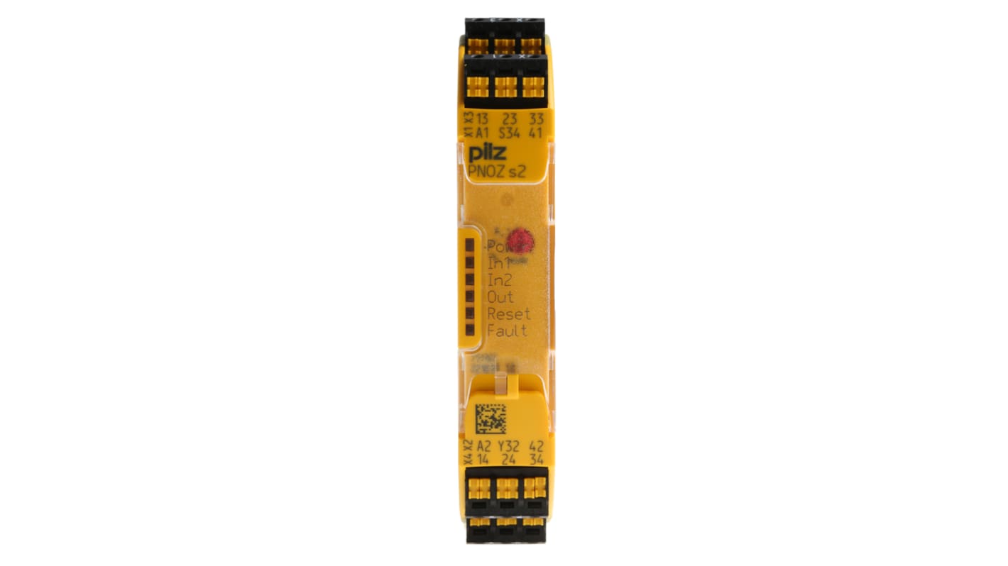 Pilz Dual-Channel Expansion Module Safety Relay, 24V dc, 3 Safety Contact(s)