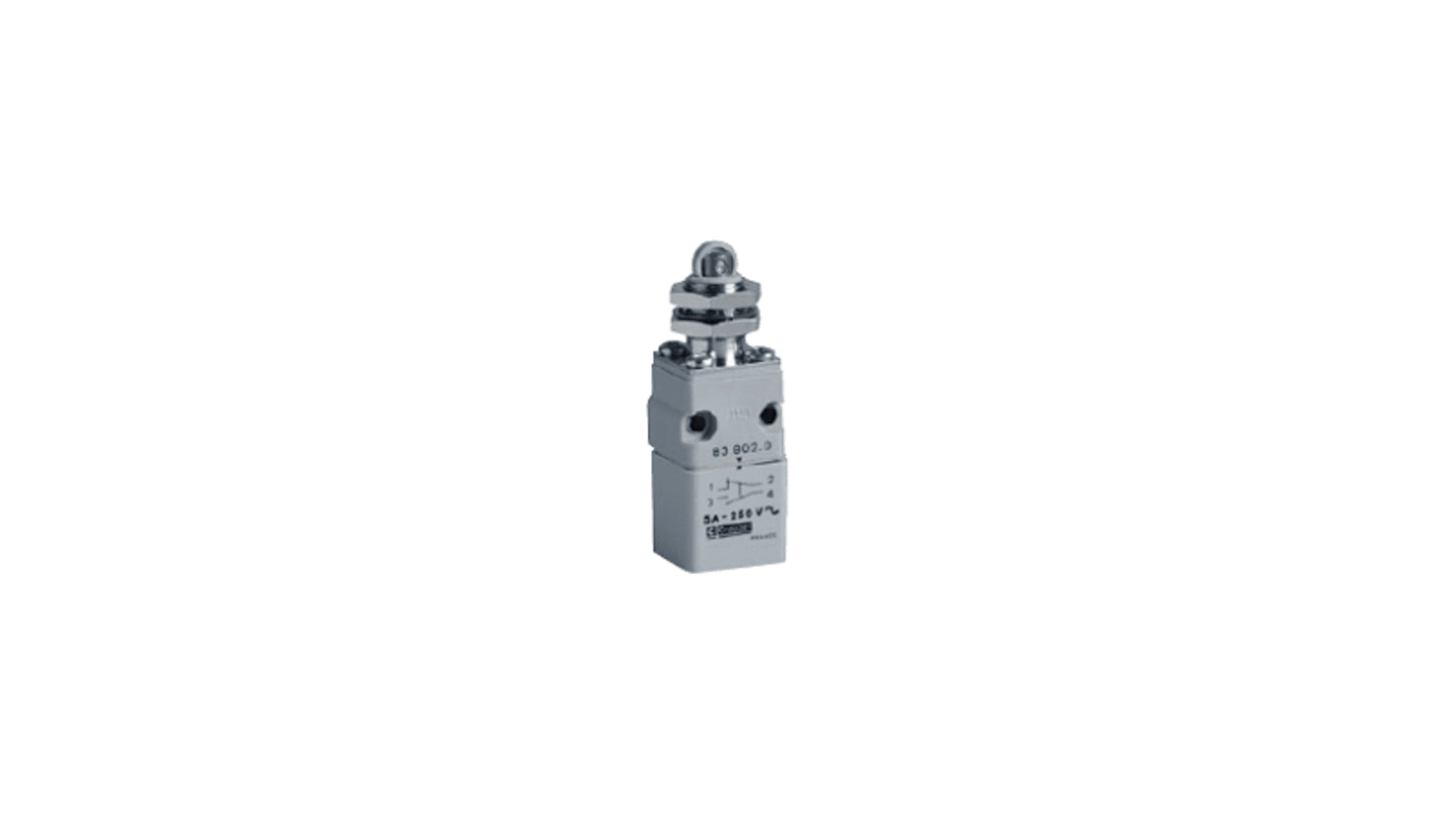 Crouzet Rotary Limit Switch, 1NC/1NO, IP55, SPDT, Thermoplastic Housing, 240V ac ac Max, 10A Max