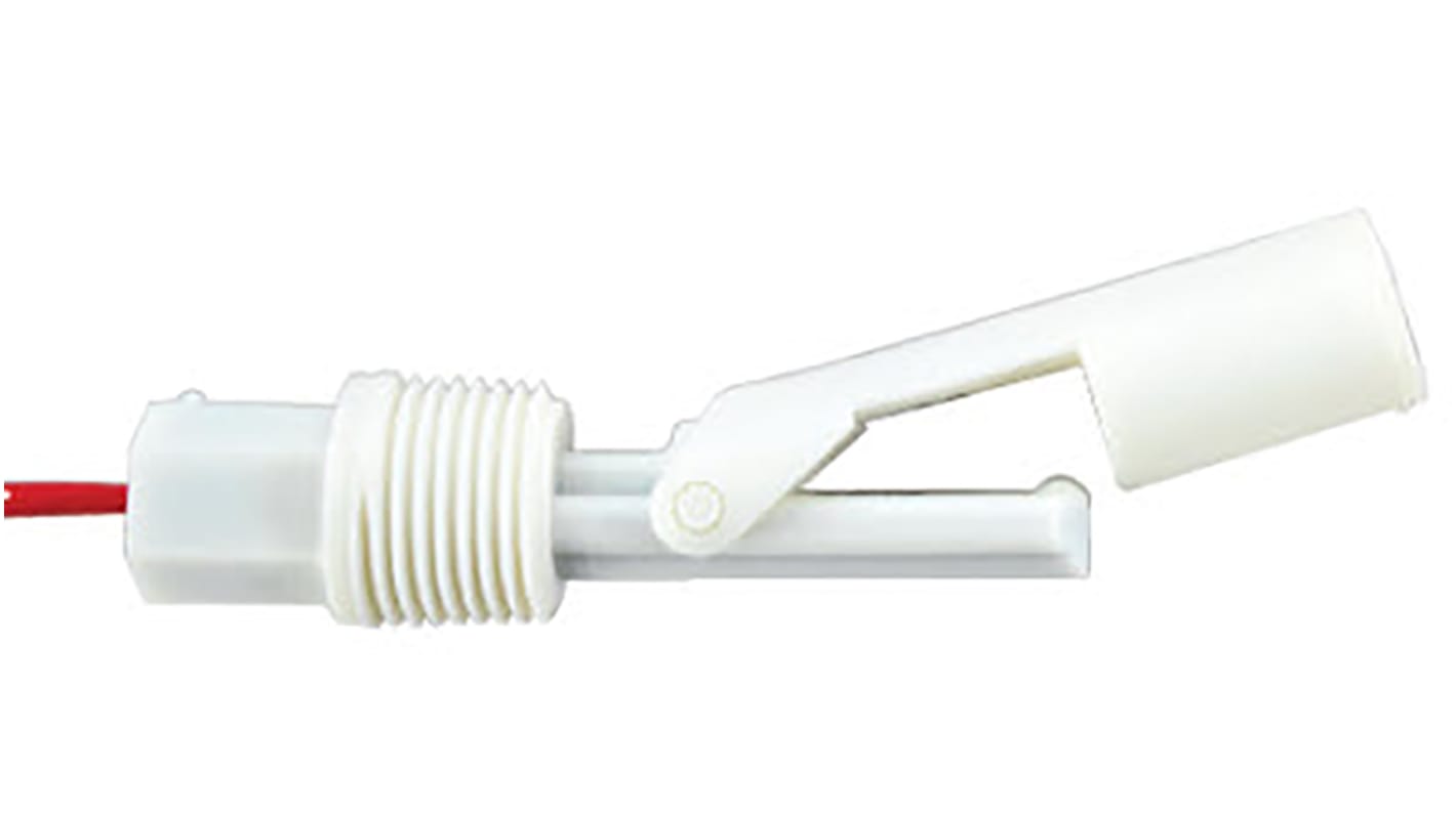 Gems Sensors LS-7 Series Horizontal Polypropylene Float Switch, Float, 610mm Cable, SPST NO/NC