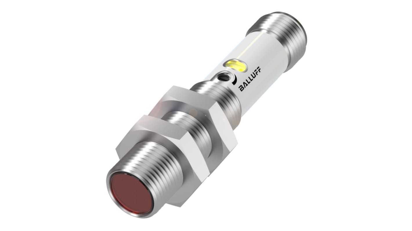 BALLUFF Diffuse Photoelectric Sensor, Barrel Sensor, 8 m Detection Range