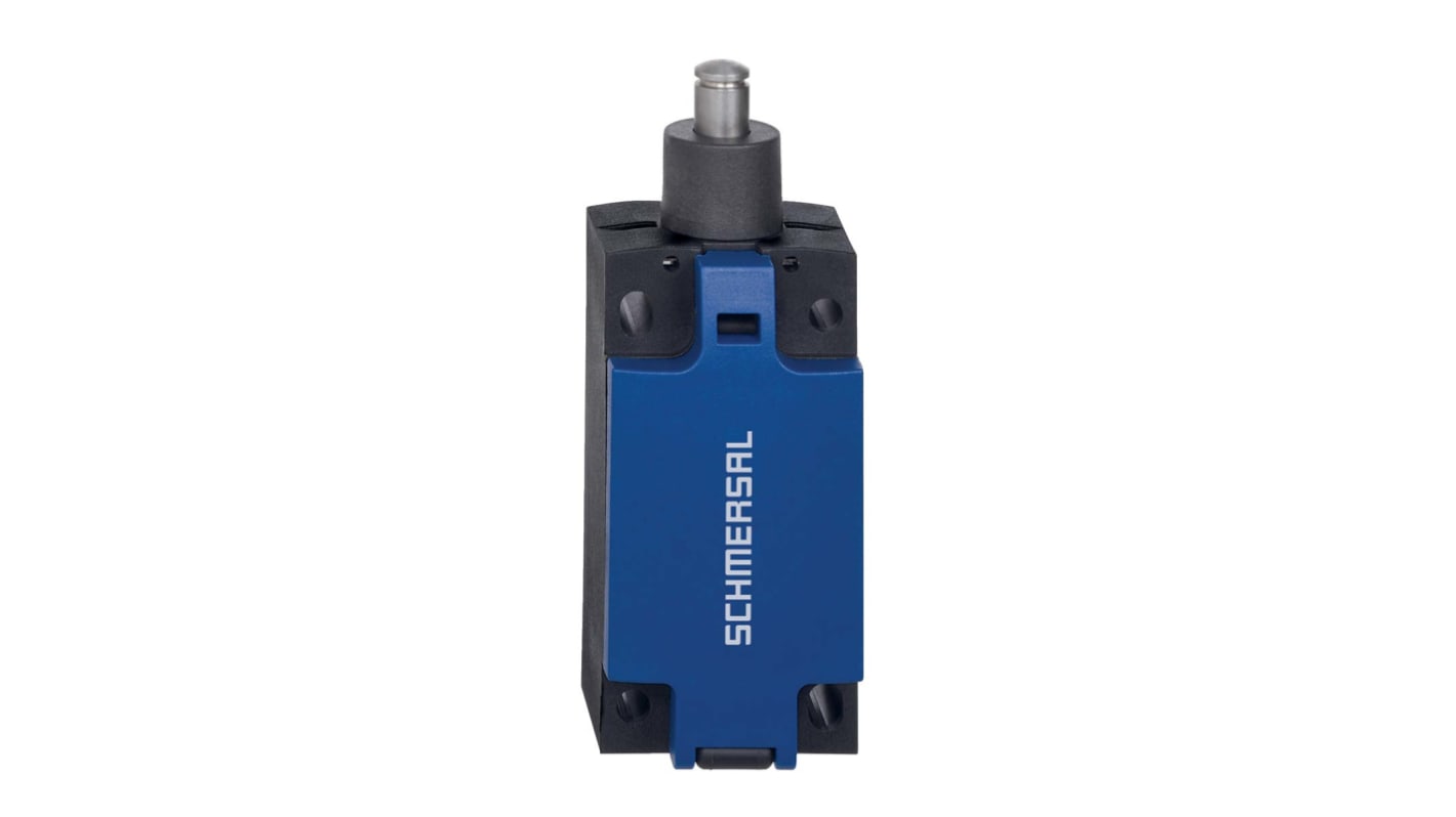 KA Schmersal Plunger Limit Switch, 2NC/1NO, IP66, IP67, DPST, Thermoplastic Housing, 240V ac Max, 3A Max
