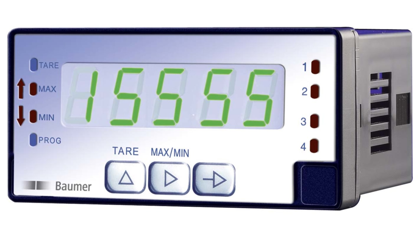 Baumer PA418 Digital Panel Multi-Function Meter, 48mm x 96mm