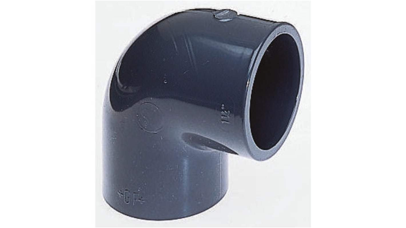 Georg Fischer 90° Elbow PVC Pipe Fitting, 25mm