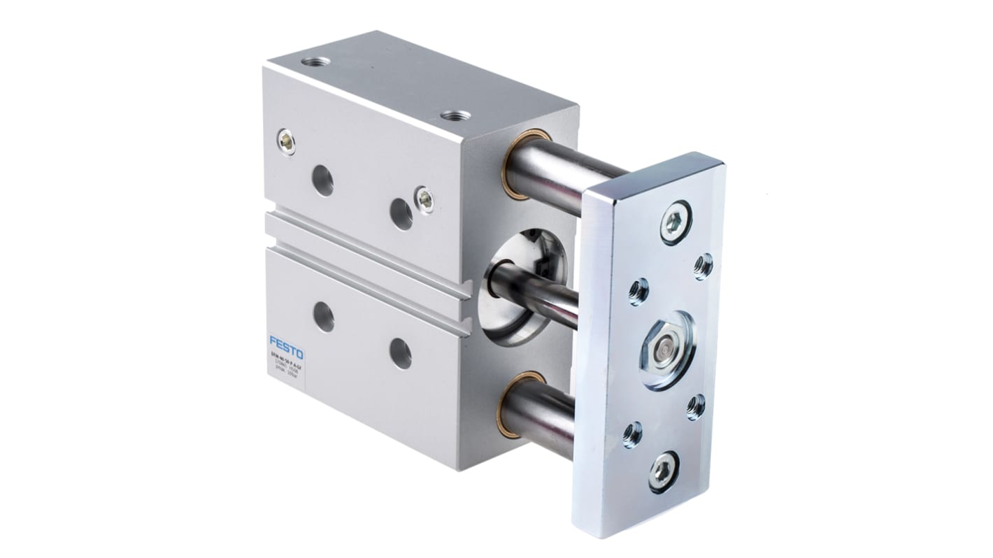 Festo Pneumatic Guided Cylinder - 170865, 40mm Bore, 50mm Stroke, DFM Series, Double Acting