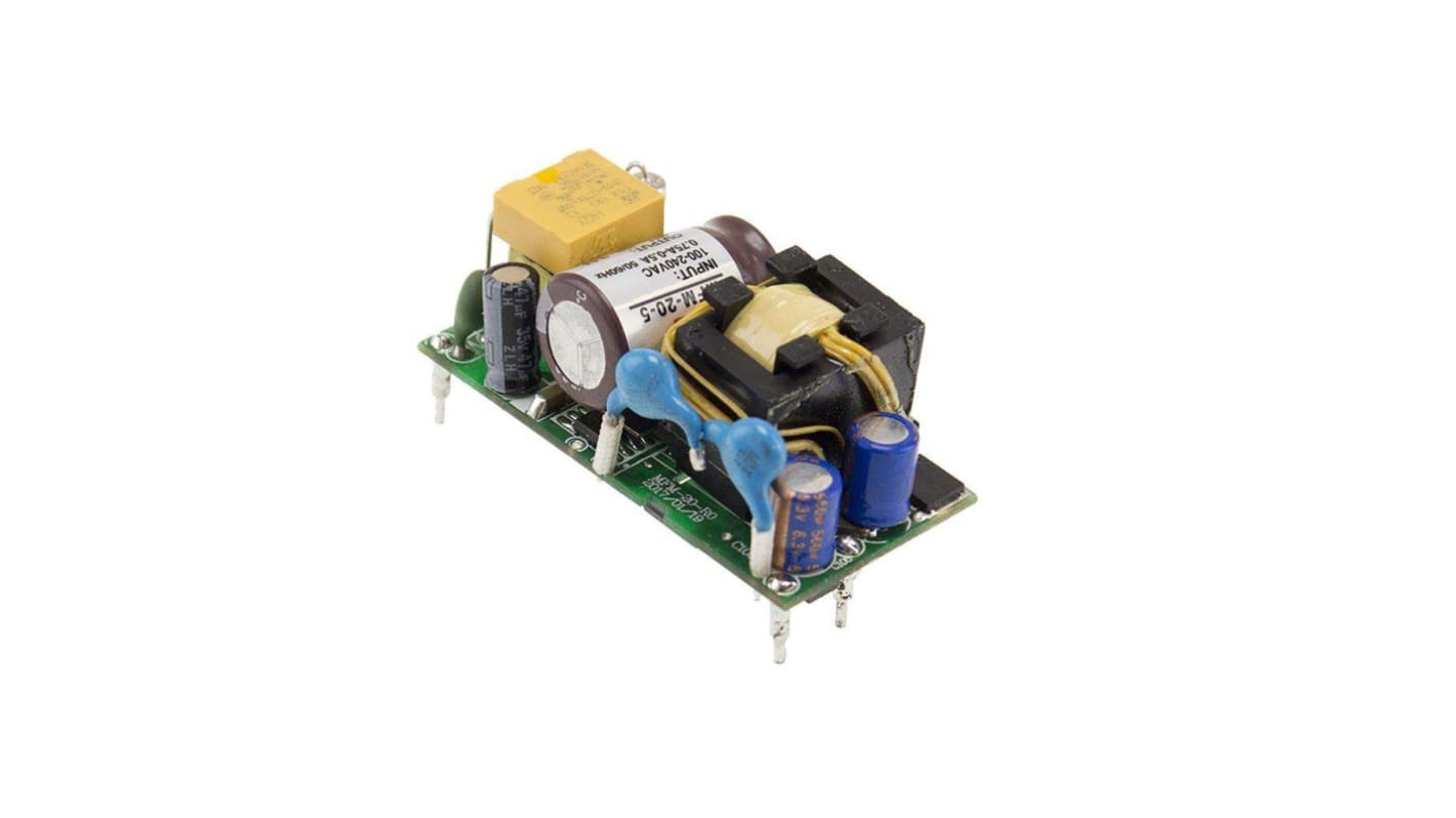 Mean Well Switching Power Supply, 12V dc, 1.8A, 21.6W, 1 Output 80 → 264V ac Input Voltage