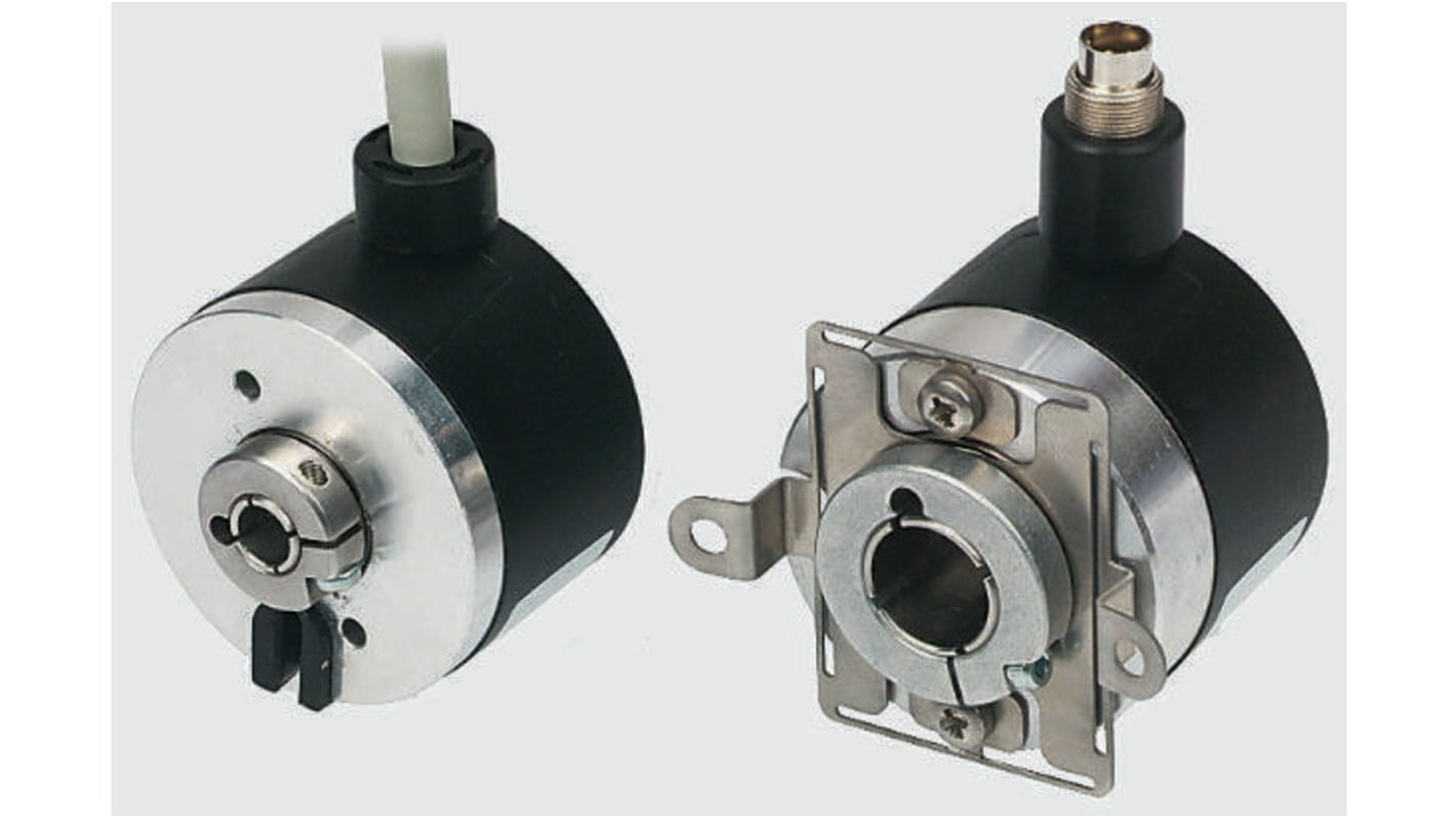 Baumer BHK Series Optical Incremental Encoder, 500 ppr, RS422, TTL Signal, Hollow Type, 12mm Shaft