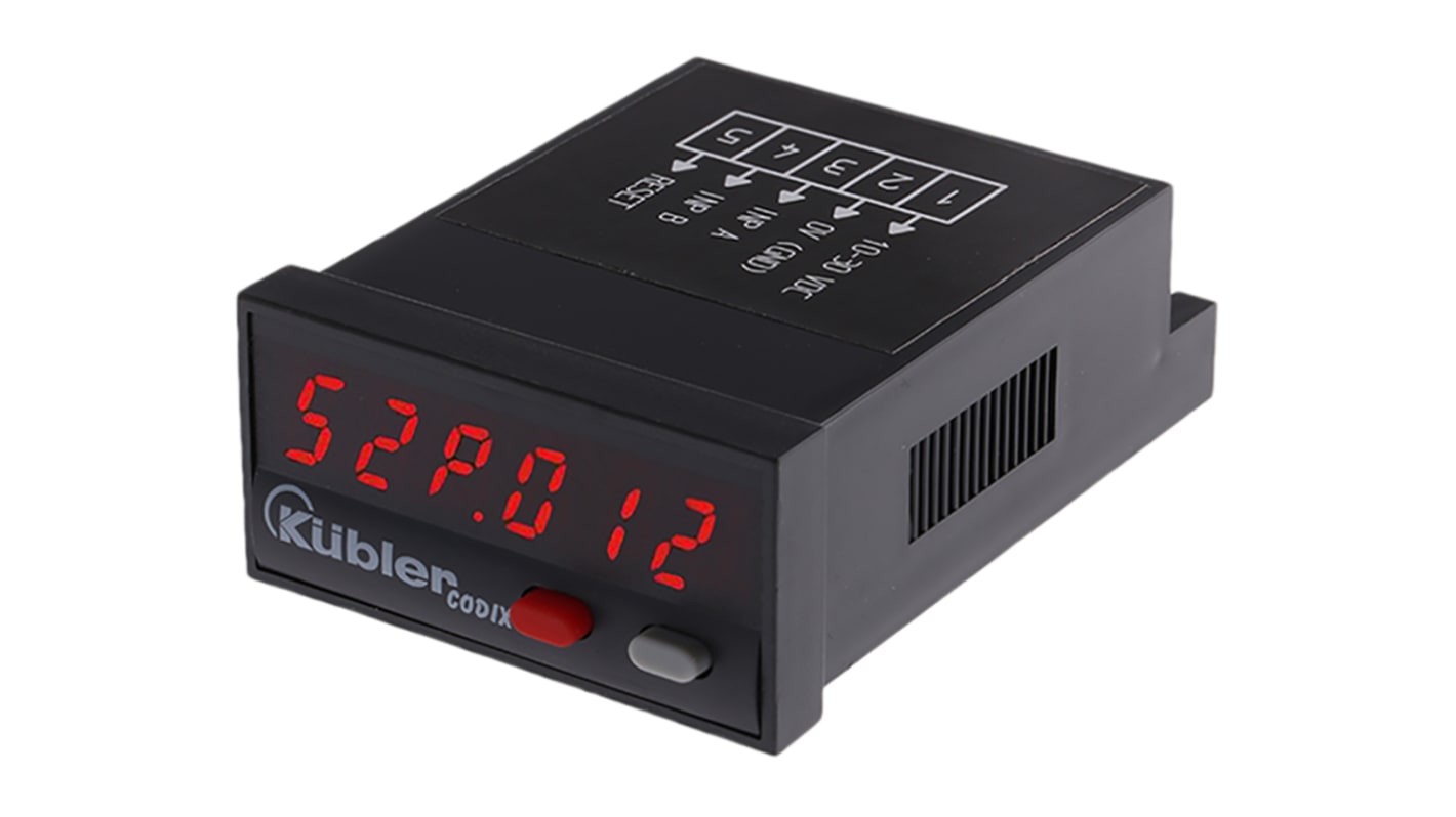 Kubler CODIX 52U Counter, 6 Digit, 60kHz, 10 → 30 V dc