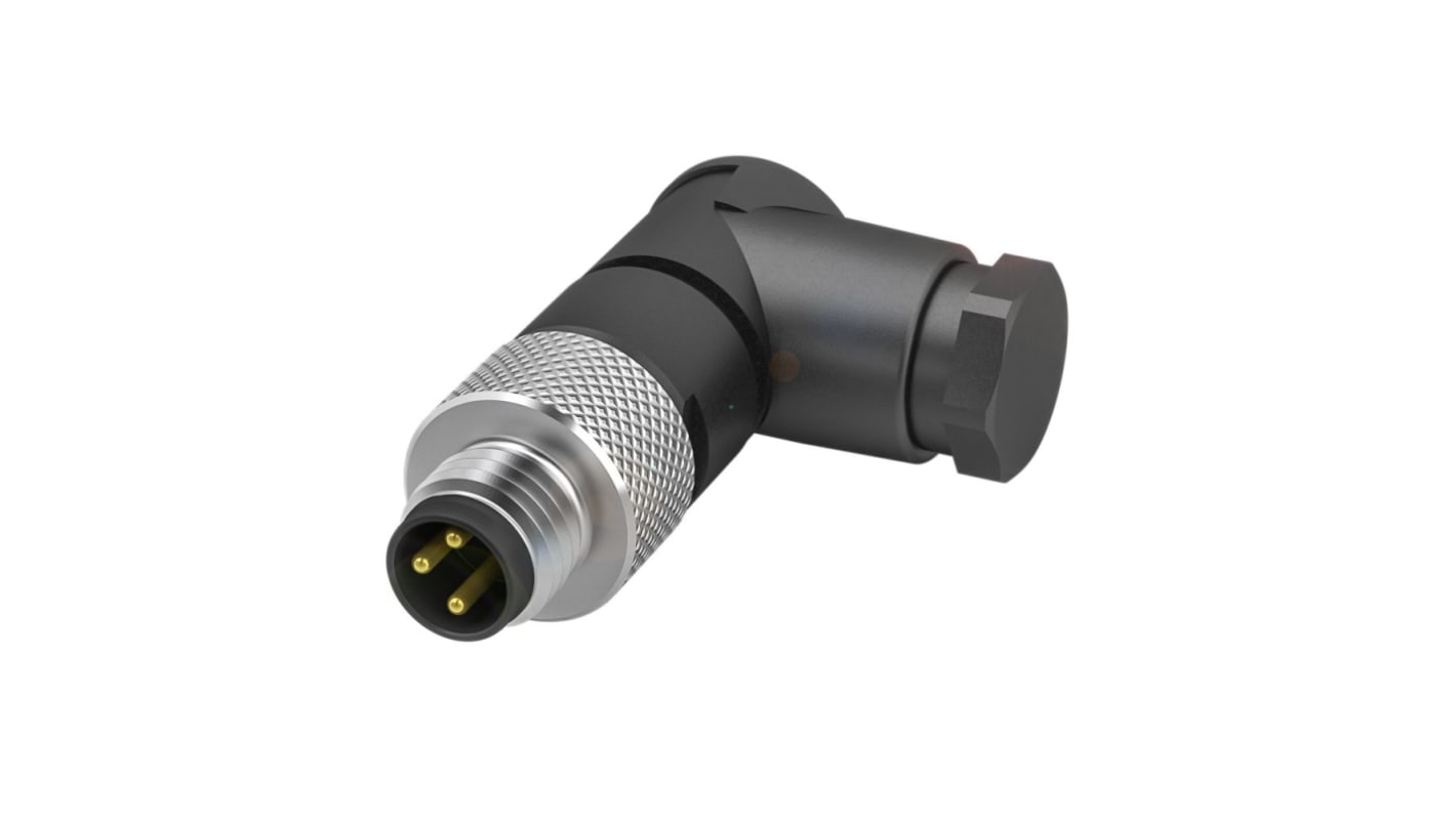 BALLUFF Industrial Circular Connectors, 3 Contacts, Cable Mount, M8 Connector, Plug, IP67