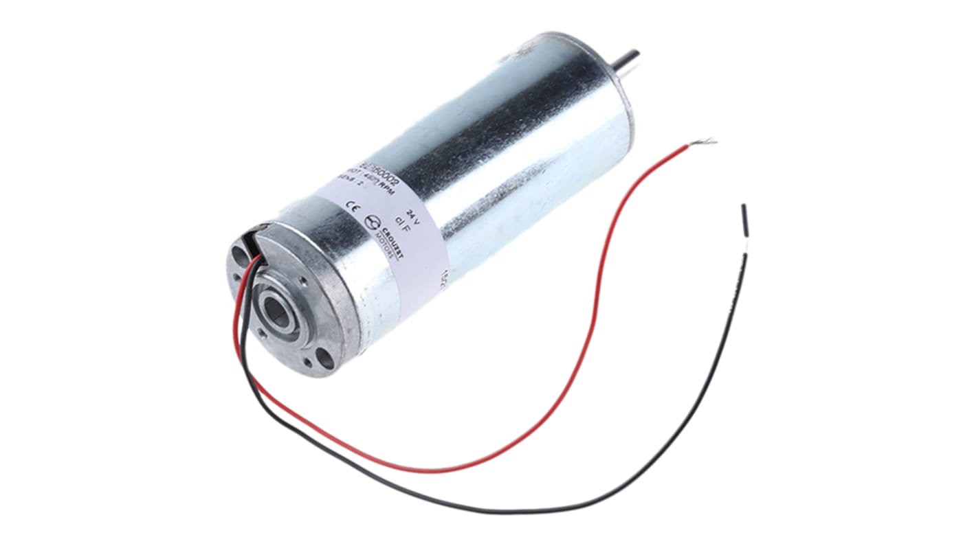 Crouzet Brushed, 33.5 W, 24 V dc, 100 mNm, 3200 rpm, 6mm Shaft Diameter