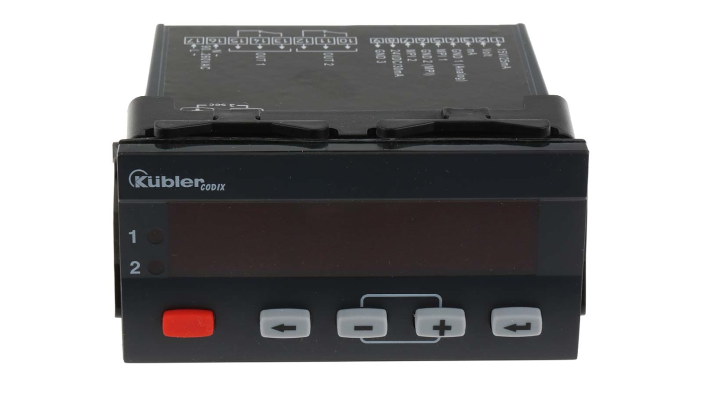 Kubler CODIX 565 LED Digital Panel Multi-Function Meter for Current, Voltage, 45mm x 92mm