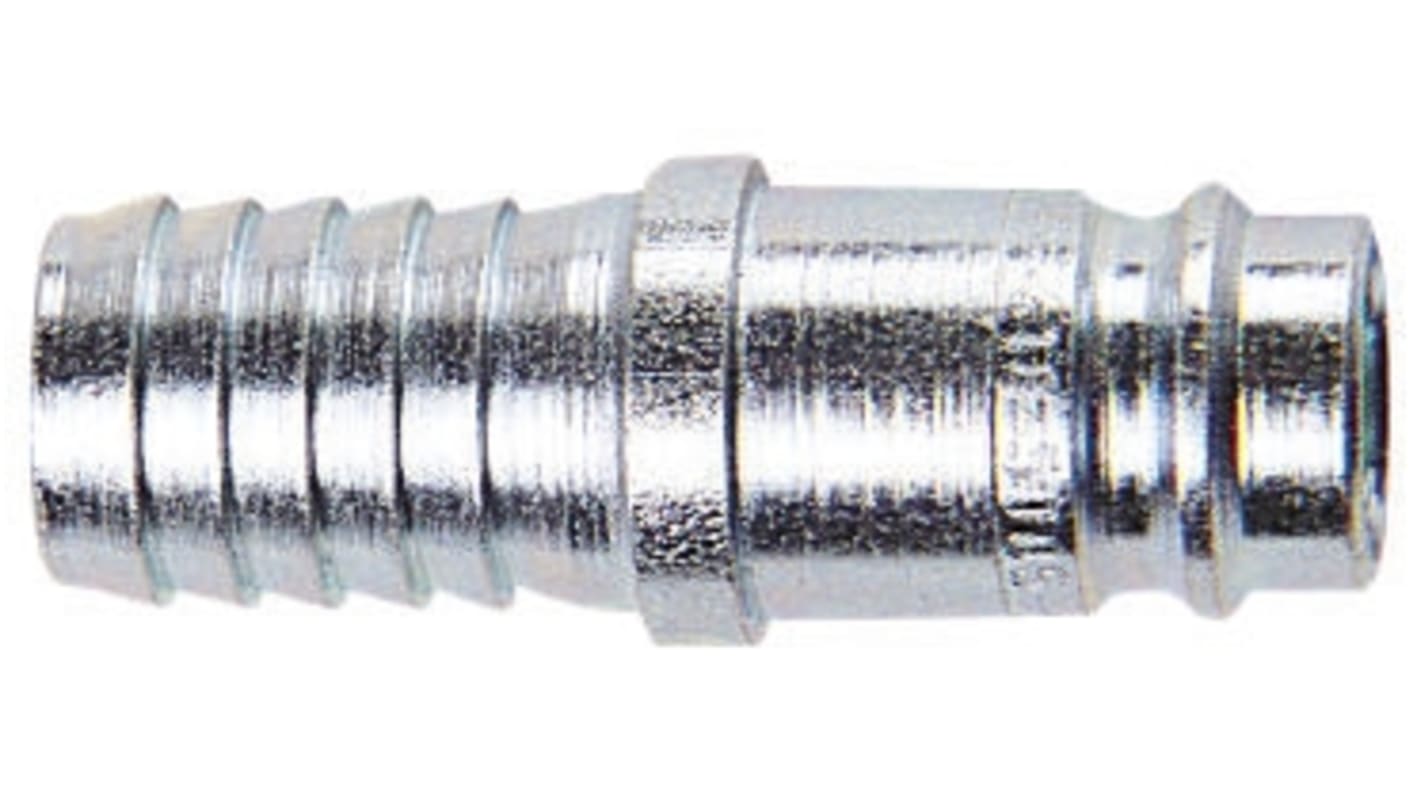 CEJN Steel Male Pneumatic Quick Connect Coupling, 8mm Hose Barb