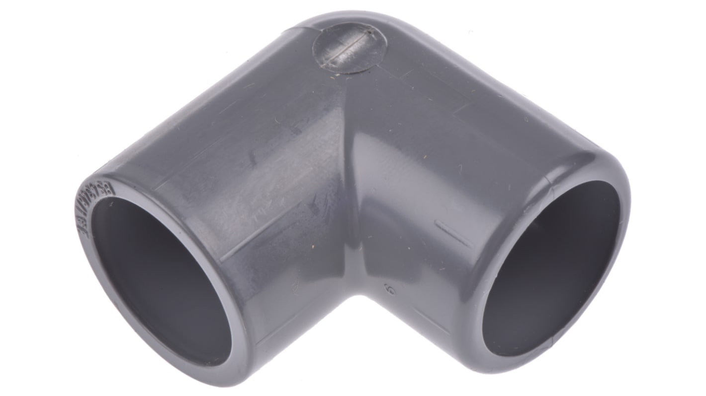 Georg Fischer 90° Elbow PVC Pipe Fitting, 1/2in