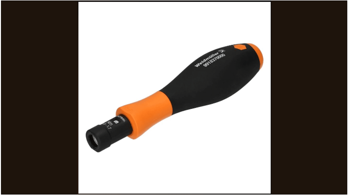 Weidmuller Torque Screwdriver Torque Screwdriver, 0.5 → 1.7Nm