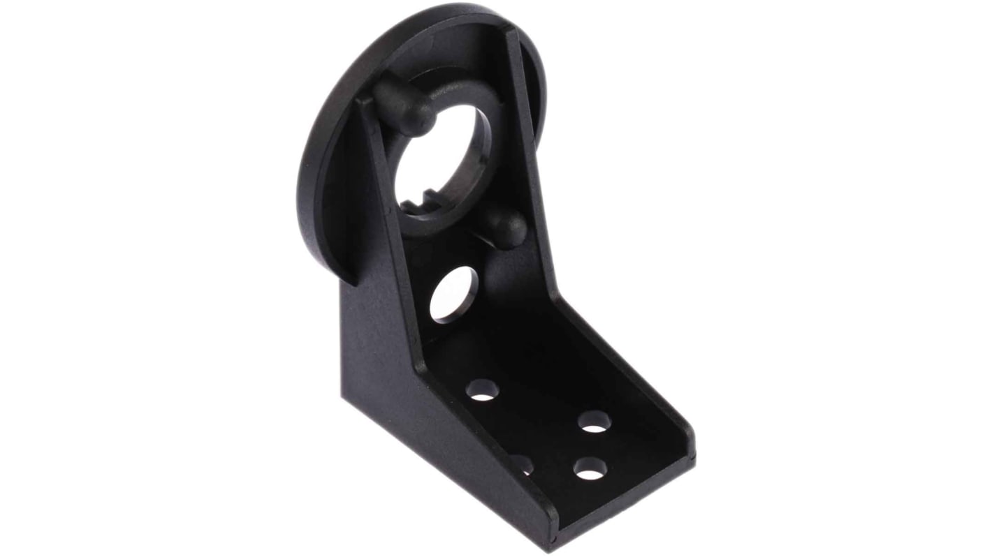 Werma Black Wall Bracket for use with Kompakt 37 Signal Tower