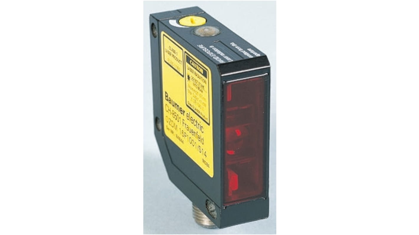 Baumer Diffuse Photoelectric Sensor, Block Sensor, 250 mm Detection Range